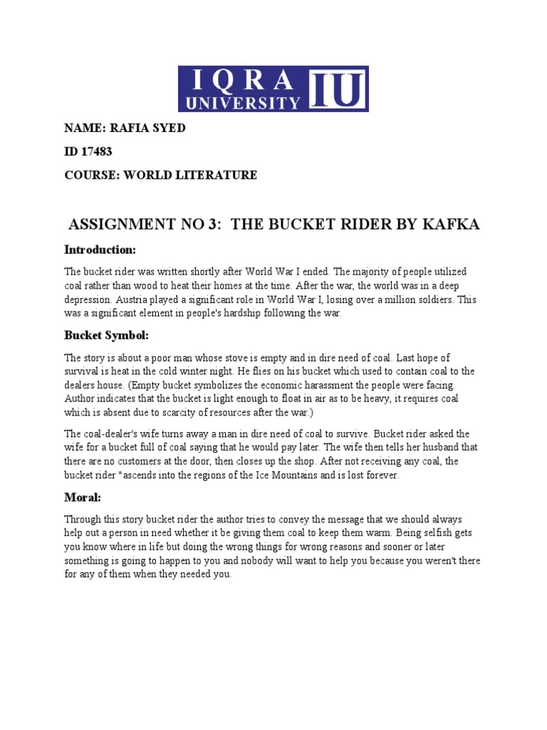 The Bucket Rider PDF