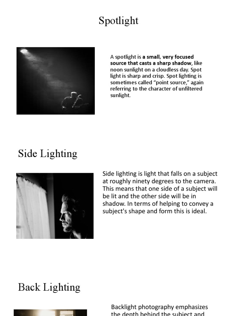 Understanding 3 Point Lighting Techniques | PDF | Philosophy | Art