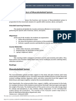 BPE109 Module 2.2 Musculoskeletal System PDF