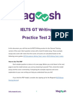 IELTS GT Writing Practice Test 2: IELTS Academic Writing Task 1 Rubric IELTS Writing Task 2 Rubric