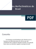 Os 6 Domínios Morfoclimáticos do Brasil