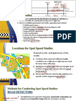 Spot Speed Studies