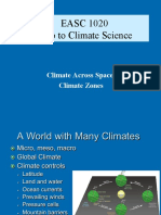 EASC 1020 Intro To Climate Science: Climate Across Space: Climate Zones
