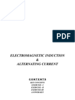 Electromagnetic Induction & Alternating Current: Key Concepts Exercise - I Exercise - Ii Exercise-Iii Answer Key