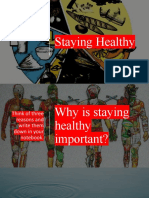 Why staying healthy is important