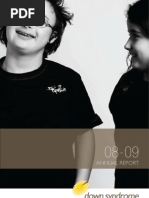 Download Down Syndrome Victoria Annual Report 2008-2009 by Down Syndrome Victoria SN56379217 doc pdf