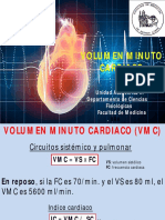 SEMINARIO 4. Volumen Minuto Cardiaco