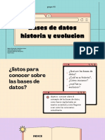 Bases de datos: historia y evolución