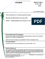 Norme Marocaine: Reconnaissance Et Essais Géotechniques
