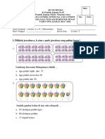 PTS 2 Mat Tema 1e Dan 1f Kls 1