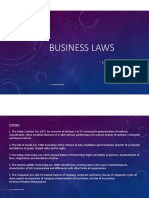 CA on Business Laws