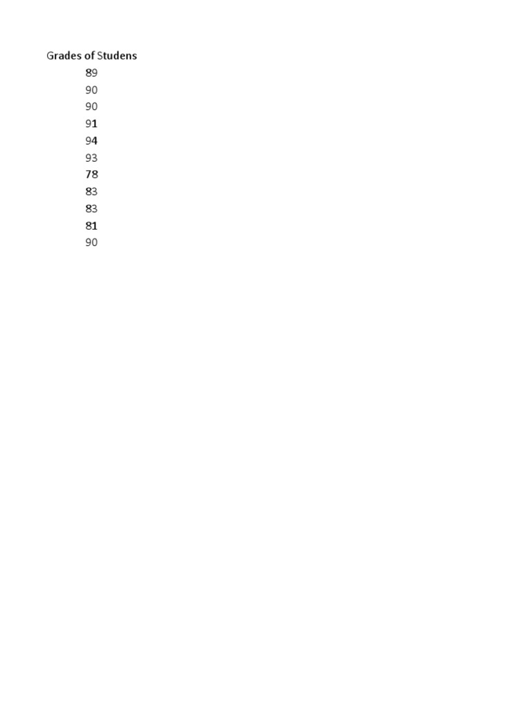 Stats Worksheet | PDF
