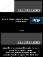 Brainteasers: What Is This Invention That Allows People To See Through Walls?