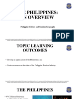 The Philippines: An Overview: Philippine Culture and Tourism Geography