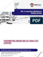 M 2 1 2 Parametric Geom Model Analytic Curves
