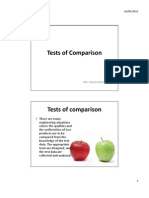Tests of Comparison: Msc. Marcos Montes de Oca
