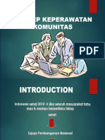 Konsep Dasar Keperawatan Komunitas