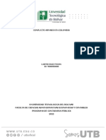 Actividad 1 Calificable - CONFLICTO ARMADO EN COLOMBIA