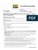 E0015-04 - Sensor de RPM de Retorno Del Lado Izquierdo - Cortocircuito de Baja Tensión