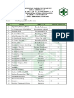 Daftar Hadir - Pemeriksaan Haji