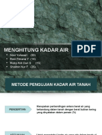 Geotek Kadar Air