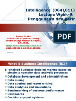 Business Intelligence - Week09