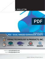Technical Bulletin: Fea - Dual Hinged Expansion Joints