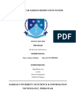 GSM Based Car Parking Reservation System Thesis Report Dissertation