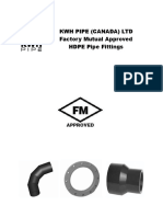 KWH Pipe (Canada) LTD Factory Mutual Approved HDPE Pipe Fittings