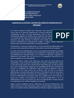 Analisis Del Derecho Constitucional y Administrativo