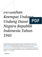 Perubahan Keempat Undang-Undang Dasar Negara Republik Indonesia Tahun 1945 - Wikipedia Bahasa Indonesia, Ensiklopedia Bebas