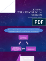 Defensa Extrajudicial de La Posesion