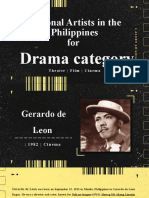 National Artists in Drama