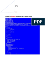 Subject: PRF192-PFC Workshop 07: Problem 1: Managing A List of Student Names