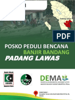 Laporan Posko Peduli Banjir Bandang