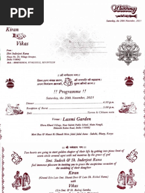 wedding invitation