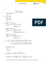 Chapter Review 4: 1 A B The Coefficients Are 1, 15, 105, 455, 1365, ..