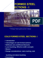 Cold Formed Steel Sections - I