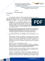 Criterio Jurídico # 054 Municipio de Santa Elena-Desalojo-Rosa Dominguez Dominguez