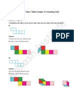 NCERT Solutions For Class 7 Maths Chapter 15 Visualising Solid Shapes