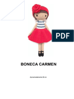 Bonega Garmen com 26cm de altura