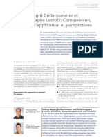 2008 - Comparaison FWD et Déflectographe Lacroix