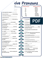 Fill in The Missing Reflexive Pronouns