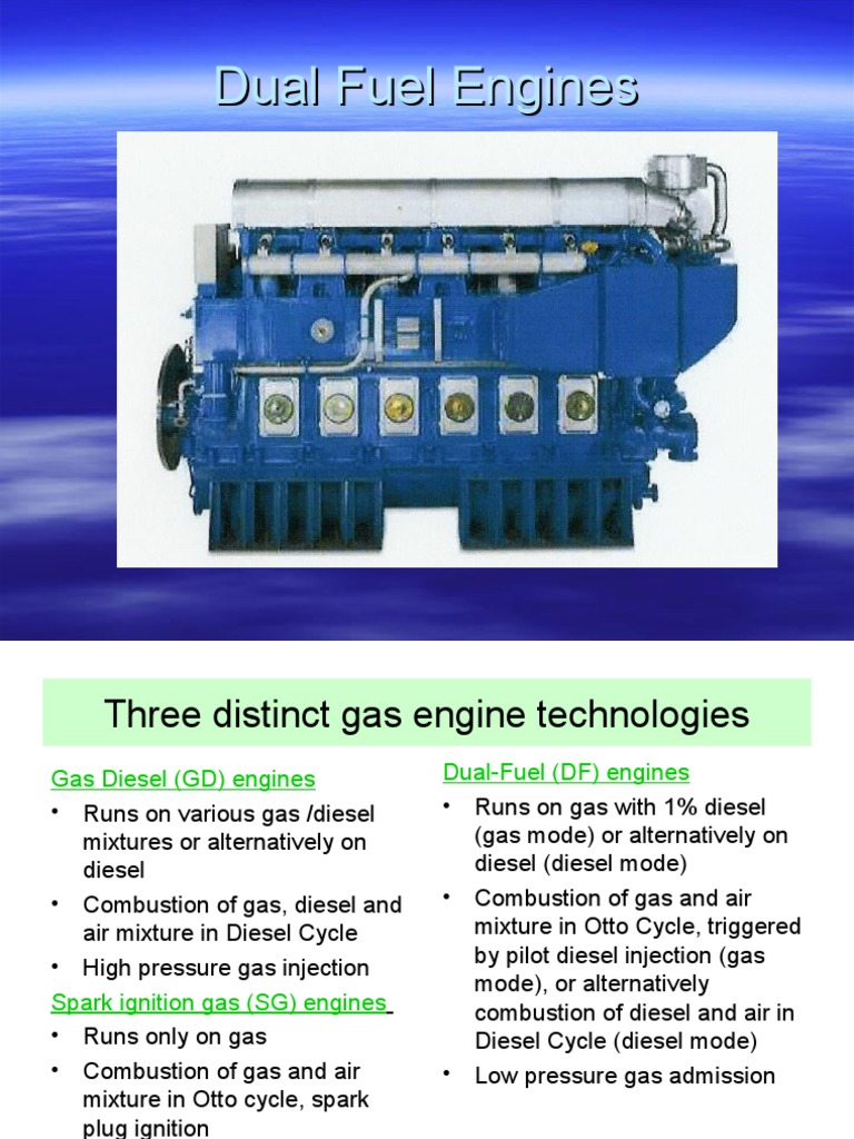 Dual Fuel Engine Technologies Overview | PDF