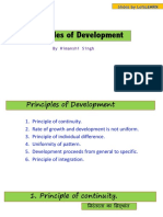 Principles of Development: by Himanshi Singh