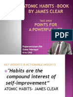 Atomic Habits - Book Take Away Points For LIFE