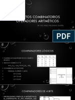 Circuitos comparadores y sumadores lógicos