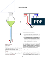 Decantación