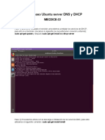 Paso A Paso DHCP y DNS Ubuntu Server MECDICE-22