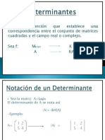 Determinante de matrices